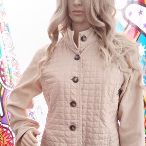 Karen Scott Sport Button up Sweater